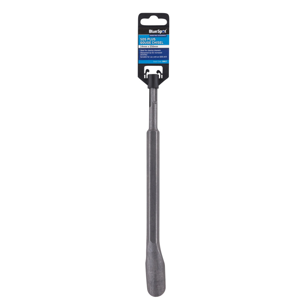 BlueSpot 20017 14mm x 250mm SDS Plus Gouge Chisel