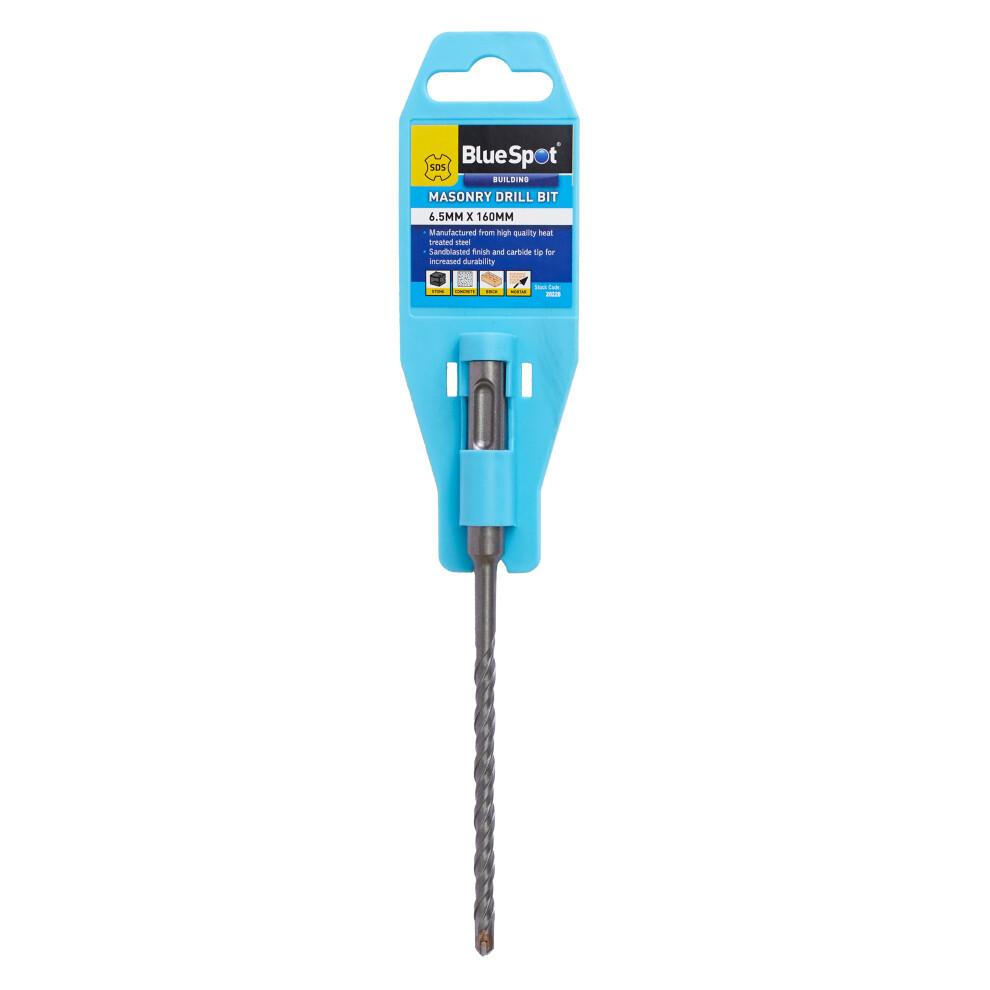 BlueSpot 20228 SDS Masonry Drill Bit (6.5mm x 160mm)