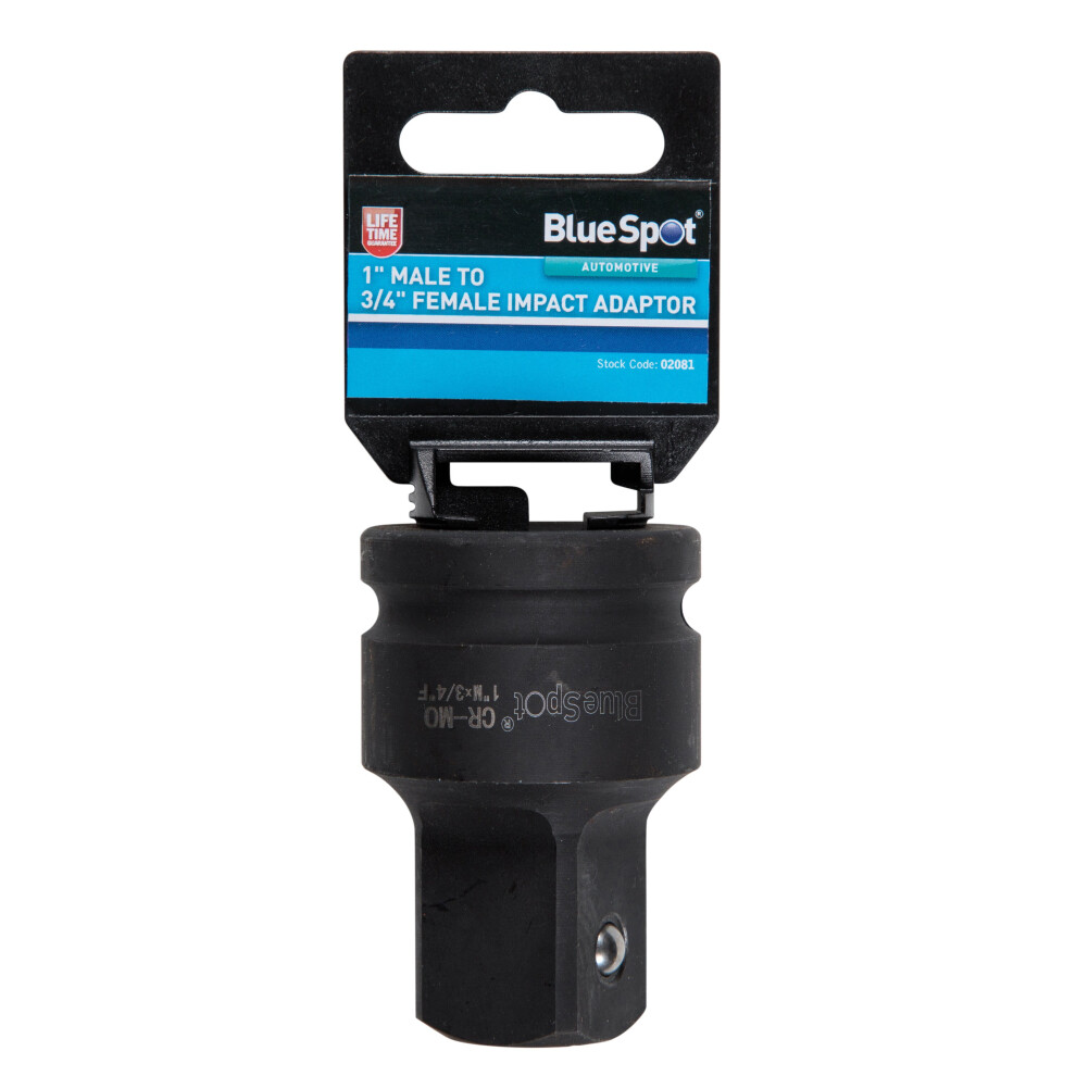 Bluespot 02081 3/4" Female To 1" Male Impact Adaptor
