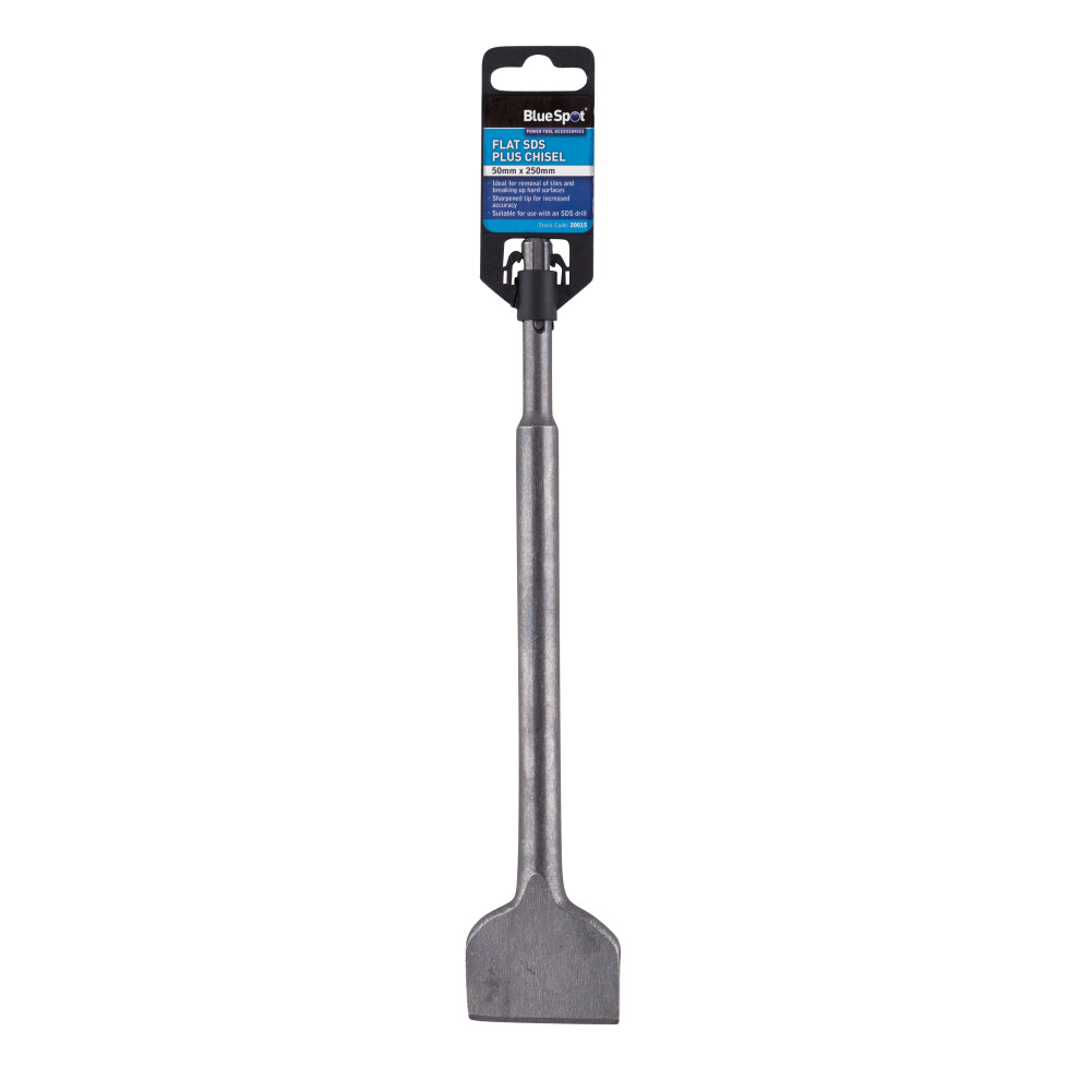 BlueSpot 20015 50mm x 250mm Flat SDS Chisel