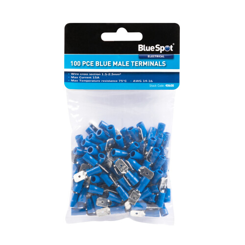BlueSpot BlueSpot 40606 100 Piece Female Terminals