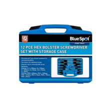 BlueSpot 12067 12 Piece Hex Bolster Screwdriver Set