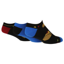 (7-11, Taco) WILDFEET - Wildfeet 3er Pack Herren Kurze Sneaker Socken Witzig | Lustige Socken Baumwolle