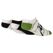(7-11, Lemur) WILDFEET - Wildfeet 3er Pack Herren Kurze Sneaker Socken Witzig | Lustige Socken Baumwolle