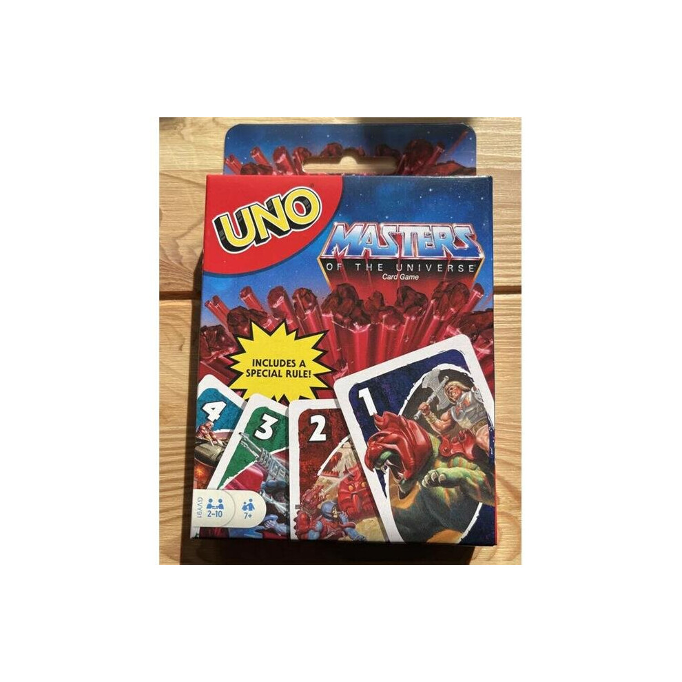 Mattel MTTGVY91 Uno Masters of the Universe Card Game