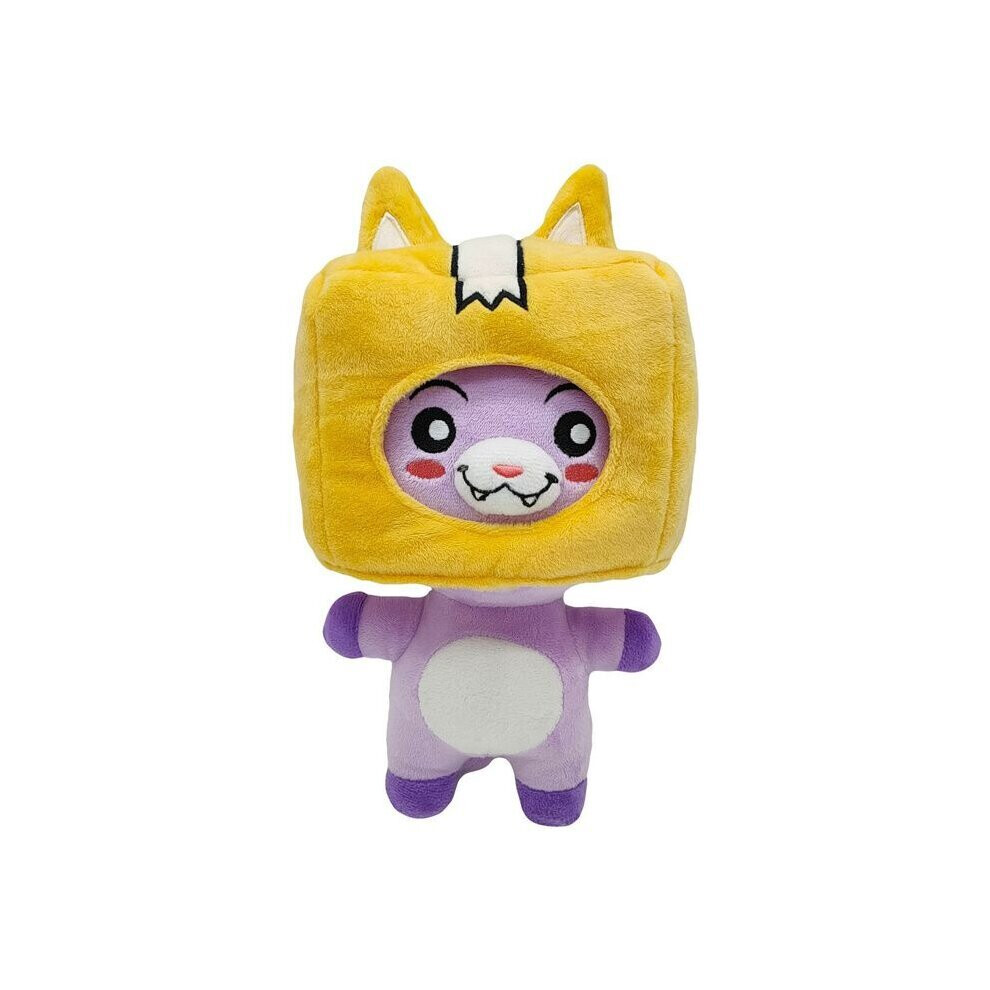 (FOXY 25cm/9.8in) Lankybox BOXY FOXY ROCKY Plush Toy Stuffed Doll