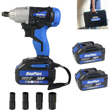 21V  Car repair wheel nut gun impact wrench power huge torque cordless  driver wrench