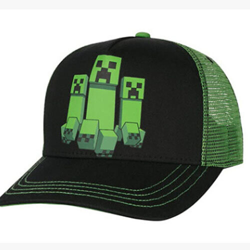 (D) Minecraft Baseball Cap Adjustable Snapback Hats