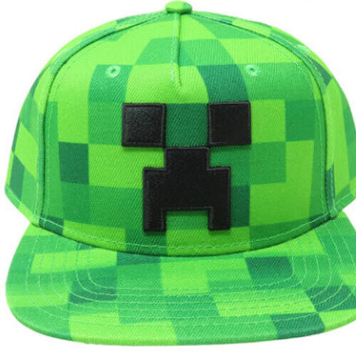 (F) Minecraft Baseball Cap Adjustable Snapback Hats