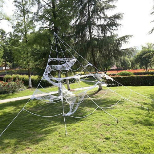 Halloween Decoration Giant Spider Web Party Props Decor Outdoor Fancy Dress 5M