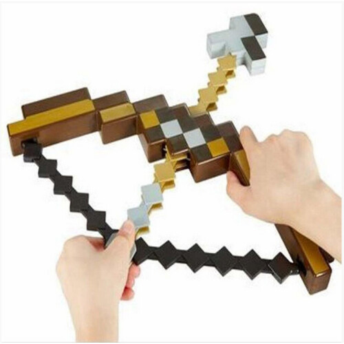 Minecraft Games Transformeren Diamond Sword Pickaxe Hoe ArrowShovel Speelgoed