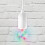 Colour Changing Hanging Pull Cord LED Rope Light - Garages Sheds Tents 1