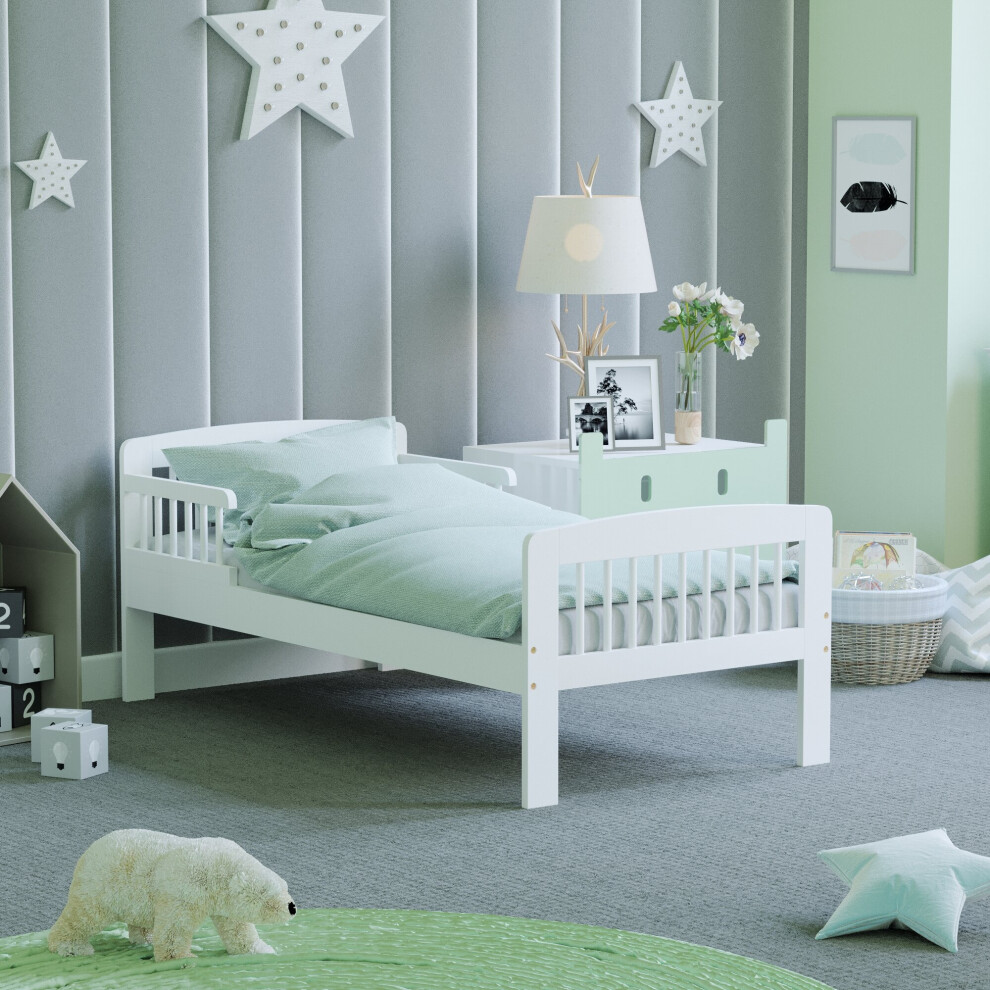 Scorpio Bed Frame Toddler Kids Bed Side Rails Wood