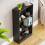 Home Discount (Black) Cambridge 3 Tier Bookcase Wide Shelf Book Storage 5