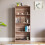 Vida Designs (Walnut) Cambridge 4 Tier Bookcase Shelf Office Storage 4