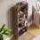 Vida Designs (Walnut) Cambridge 4 Tier Bookcase Shelf Office Storage 5