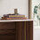 Vida Designs (Walnut) Cambridge 4 Tier Bookcase Shelf Office Storage 3