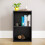 Home Discount (Black) Oxford 2 Tier Cube Bookcase Modern Storage Unit 3