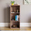 Home Discount (Walnut) Oxford 3 Tier Cube Bookcase Library Shelving Unit 3
