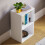 Home Discount (White) Oxford 2 Tier Cube Bookcase Modern Storage Unit 4