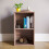Home Discount (Walnut) Oxford 2 Tier Cube Bookcase Modern Storage Unit 4