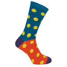 (6-11, Flecken (Blaugrün)) Mr Heron - Mr Heron - Herren Lustig Bambussocken Neuheit Socken mit Argyle Streifen Muster