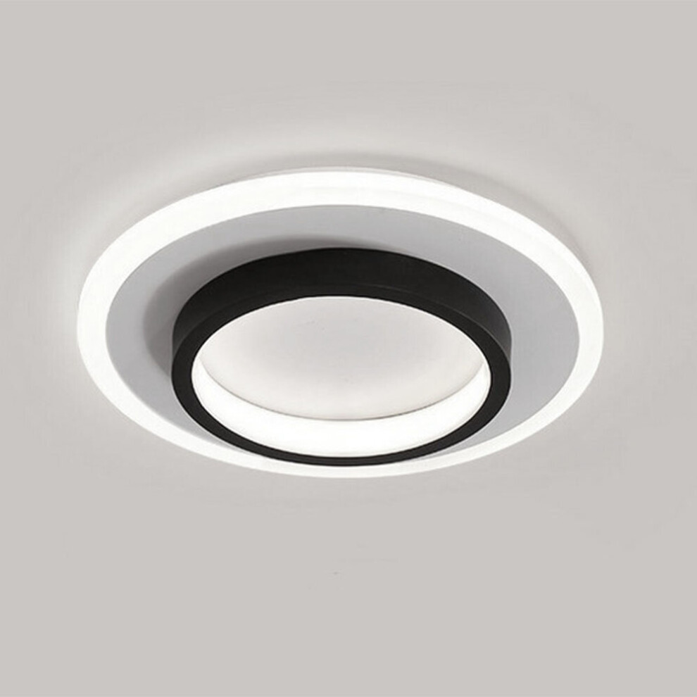 Modern Ceiling Light Nordic Led Chandelier Creative Round Ceiling Lamp Black Acrylic Chandelier Cold White