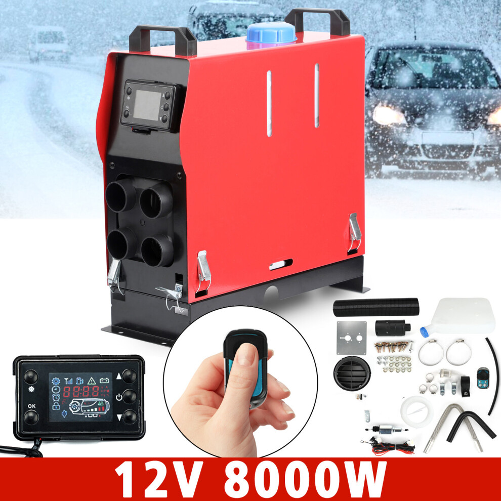 12V 8KW All In One Portable Air Diesel Parking Heater Diesel Night