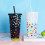 (Black, 1 PC) Loving Christmas Colour Changing Plastic Cold Cup with Straw, 24oz 3