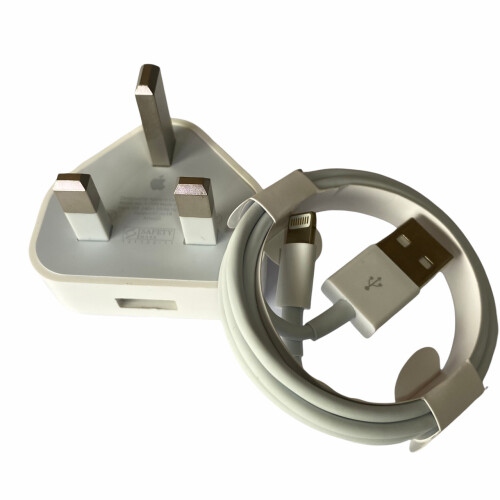 5W USB Power Adapter Charger Plug Wall Socket Apple For iPhone 6 7 8 with 1m Lightning Cable 1