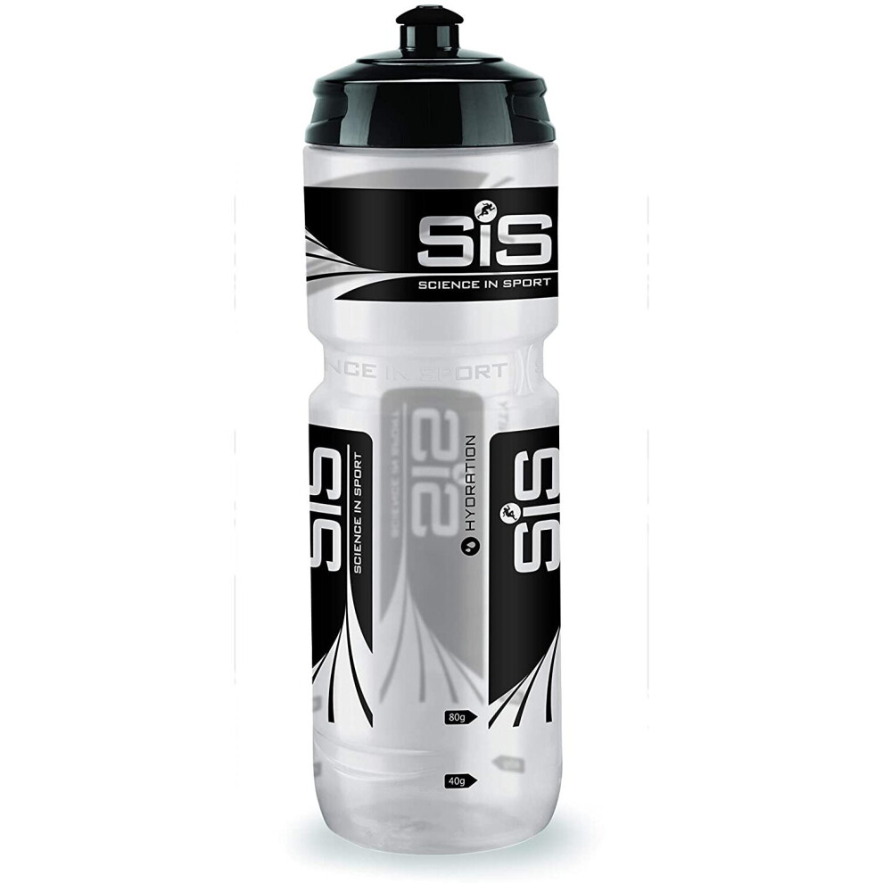 Science in Sport Clear Drinks Bottle, 800 ml, Transparent New