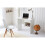 RayGar Computer Desk with Drawer and Open Storage Space for Home and Office - White 3