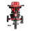 Kiddo Trike 4-in-1 Improved Smart Design with Added Features - Red 3