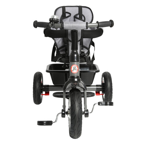 Kiddo Trike 4-in-1 Improved Smart Design with Added Features - Grey 2