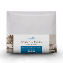 (2 Pack) Snuggledown Scandinavian Pillow Protector