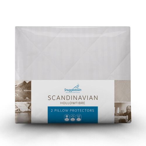 Snuggledown (2 Pack) Snuggledown Scandinavian Pillow Protector