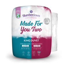 (4.5/10.5, King) Slumberdown Made For You Two Duvet UK Made