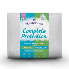 (2 Pack) Slumberdown Complete Protection Anti Viral Pillow Protector