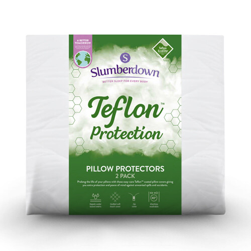 Slumberdown (2 Pack) Slumberdown Teflon Pillow Protector