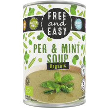 Free & Easy Organicanic Pea and Mint Soup 400g (6 Pack)