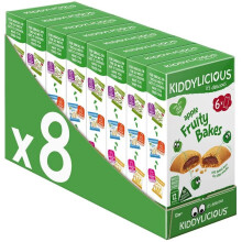 Kiddylicious Apply Fruity Bakes 132g (6's) (8 Pack)