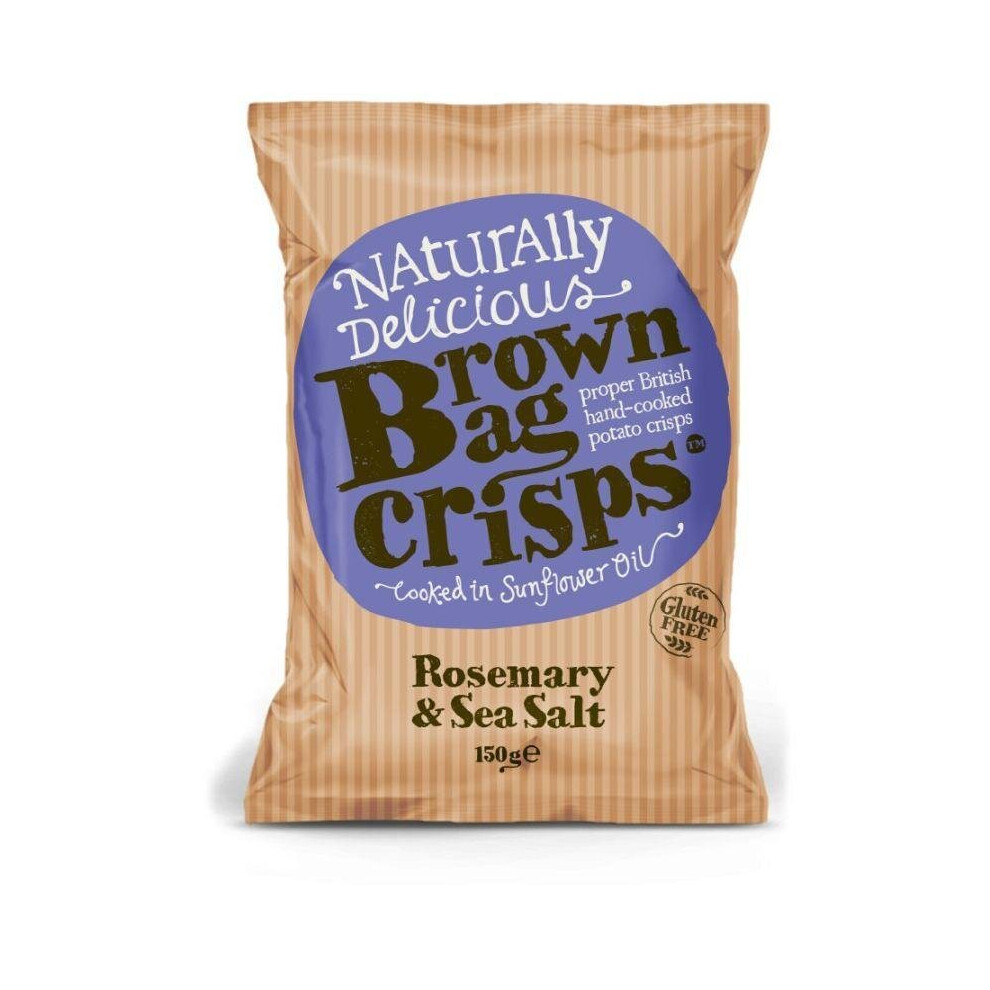 Brown Bag Rosemary & Sea Salt Crisps 40g (20 Pack)