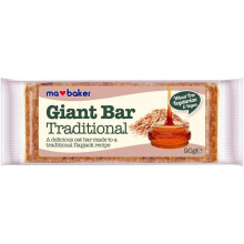 Ma Baker Giant Bars TRADITIONAL Flapjack 90g (20 Pack)