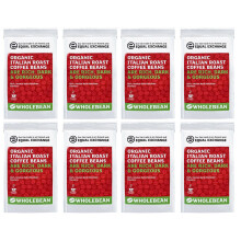 Equal Exchange Organic Italian Roast Coffee Beans 227g (8 Pack)
