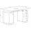 RayGar Deluxe Computer Desk With Cabinet and 3 Drawers - Black 3