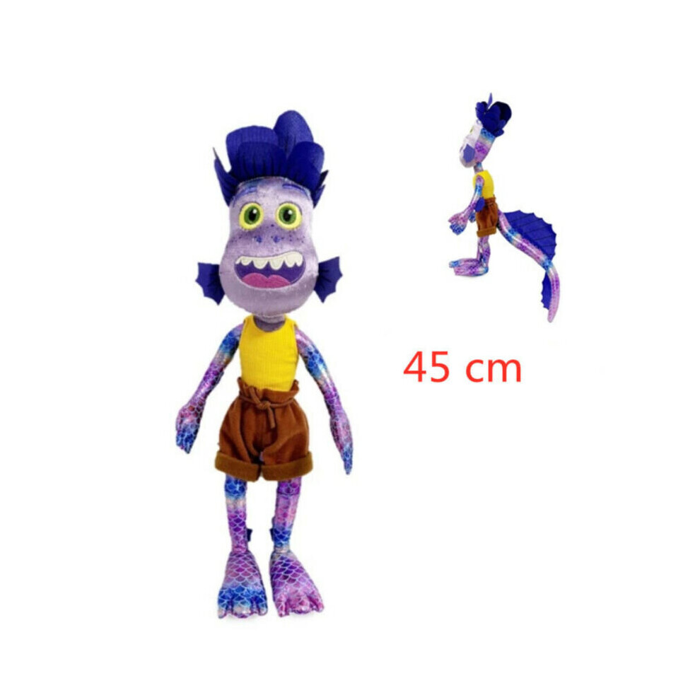 (Alberto) Luca Disney Pixar Alberto Luca Sea Monster Plush Toy Soft Stuffed Animals Dolls Purple