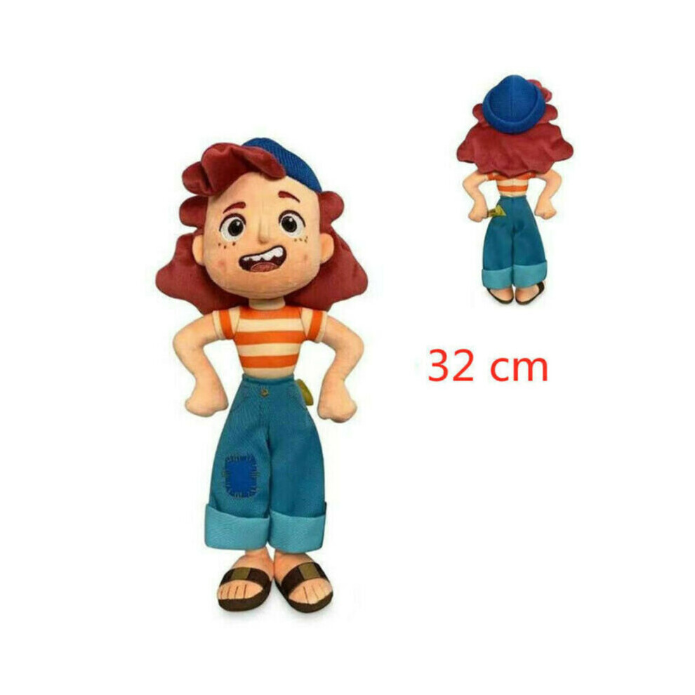 (Giulia) Luca Disney Pixar Alberto Luca Sea Monster Plush Toy Soft Stuffed Animals Dolls Purple