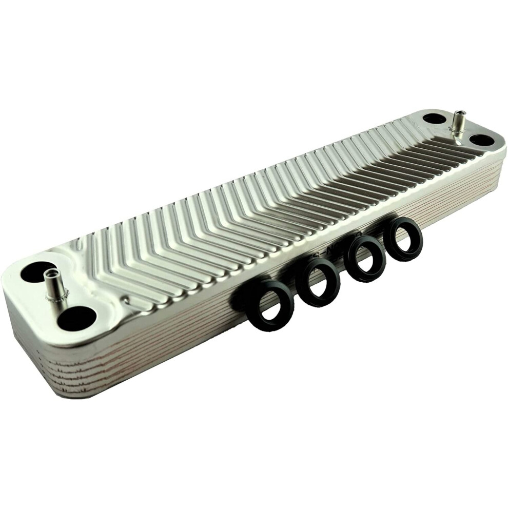 WORCESTER GREENSTAR 24i & MK5 ( 12 PLATE ) DHW HEAT EXCHANGER 87161066860