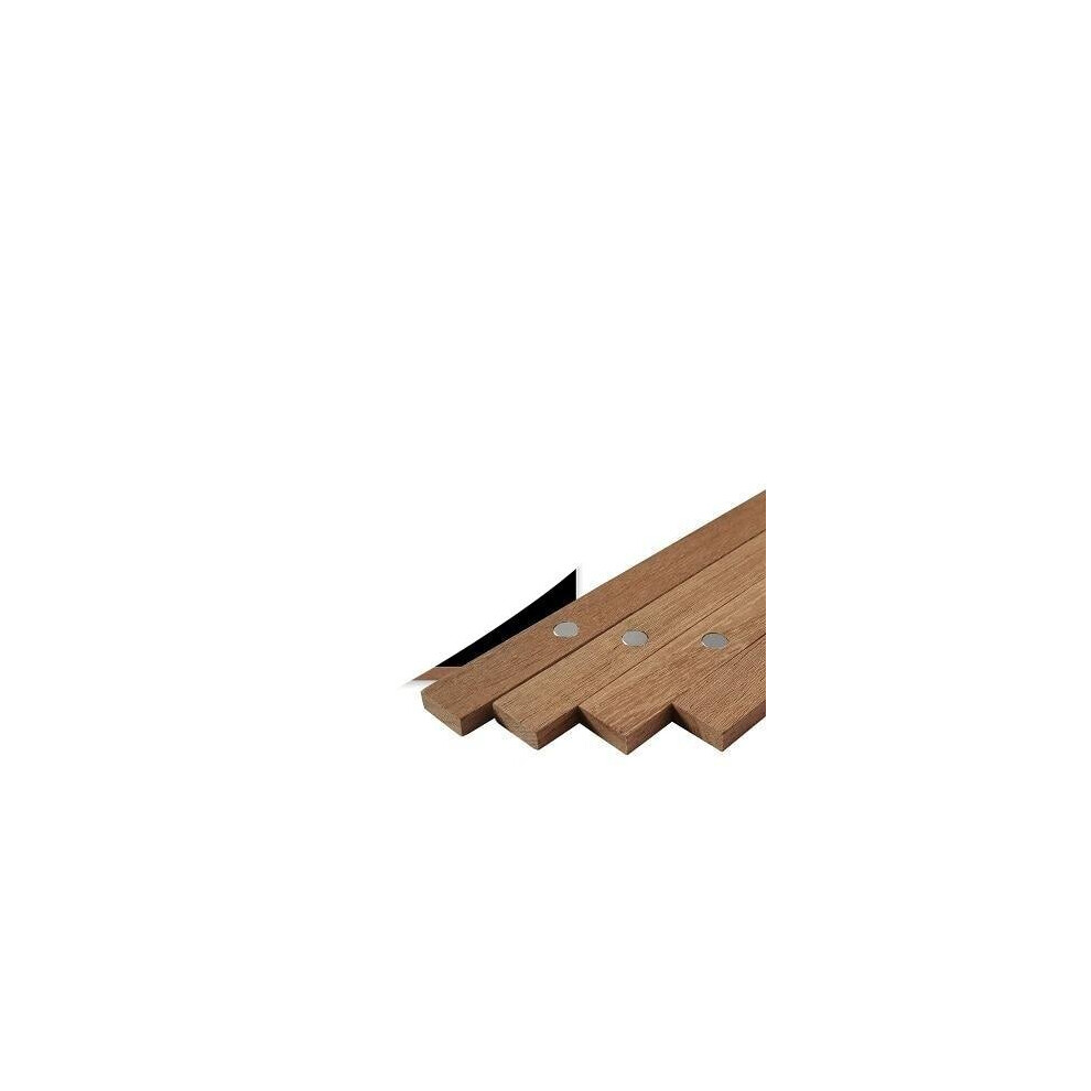 (Teak Wood, 40cm) 5 Colors Painting Wall Frame Magnetic Wooden Hanger
