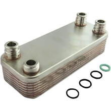 VAILLANT TURBOMAX PRO 28 E VUW 282/2-3 R1 R2 R3 DHW HEAT EXCHANGER 189mm 065099